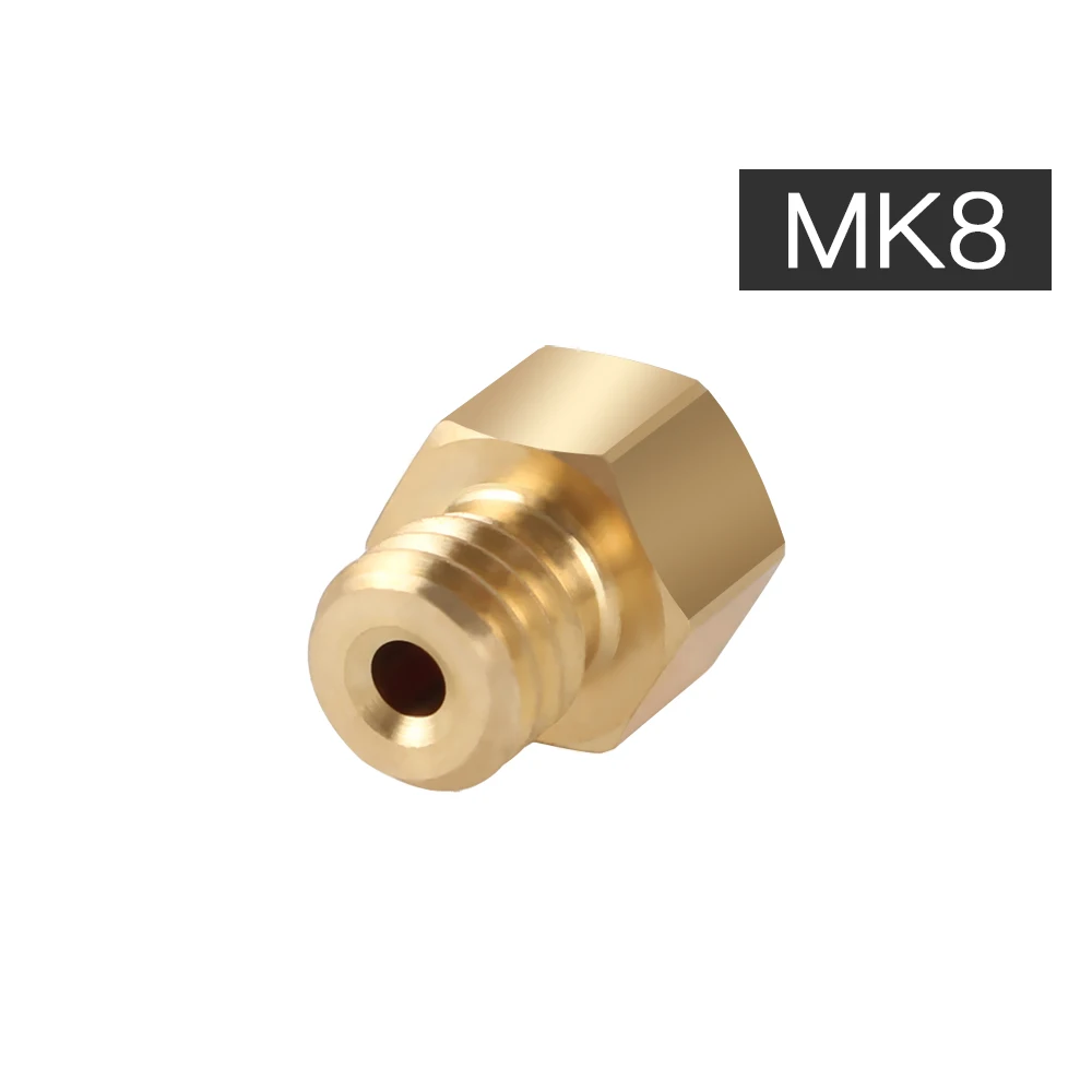 MK8 красный распылитель 1,75 мм сопла 0,4 мм высокотемпературный рубиновый MK8 сопло для PETG ABS PET PEEK нейлон PRUSA I3 ENDER CR10 Hotend