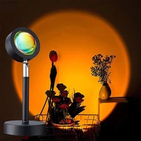 sunset lamp projector rainbow atmosphere party led night light for home holiday decor usb lamp live room photography photo wall