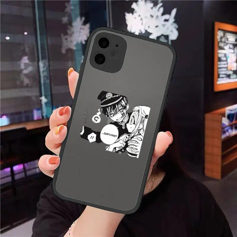 

Jamular Toilet Bound Hanako Kun Phone Cases matte transparent For iphone 7 8 11 12 plus mini x xs xr pro max cover