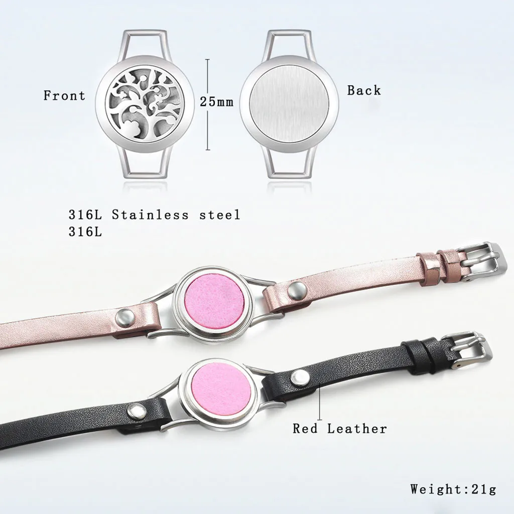 

Stainless Steel Aromatherapy Locket Bracelets For Man Essential Oil Diffuser Hand Chain Choker Free Shipping