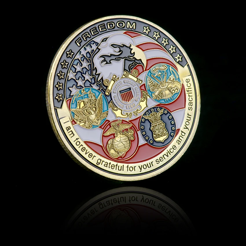 1 шт. США ВМС USAF USMC армия береговой охраны американская свободная Боевая медаль