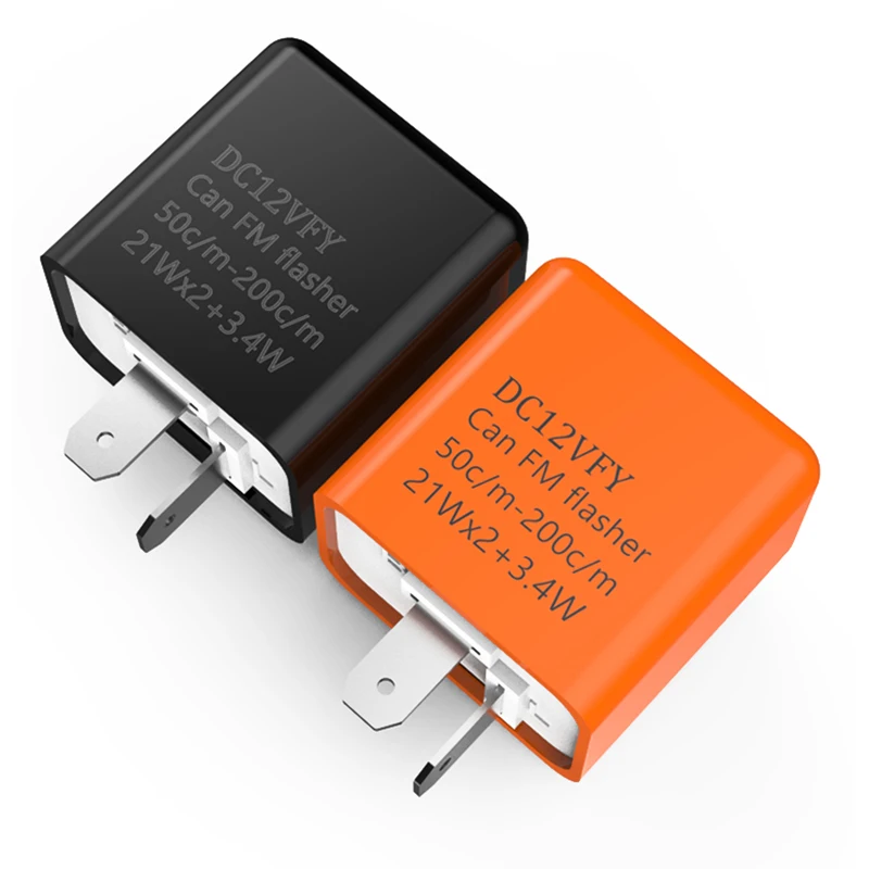 2-контактное светодиодное проблесковое реле 12 В Регулируемая частота сигналов