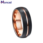 Nuncad T041R 8 мм кольца из карбида вольфрама новые крутые очаровательные цвета розового золота мужские модные ювелирные изделия обручальное кольцо из вольфрамовой стали