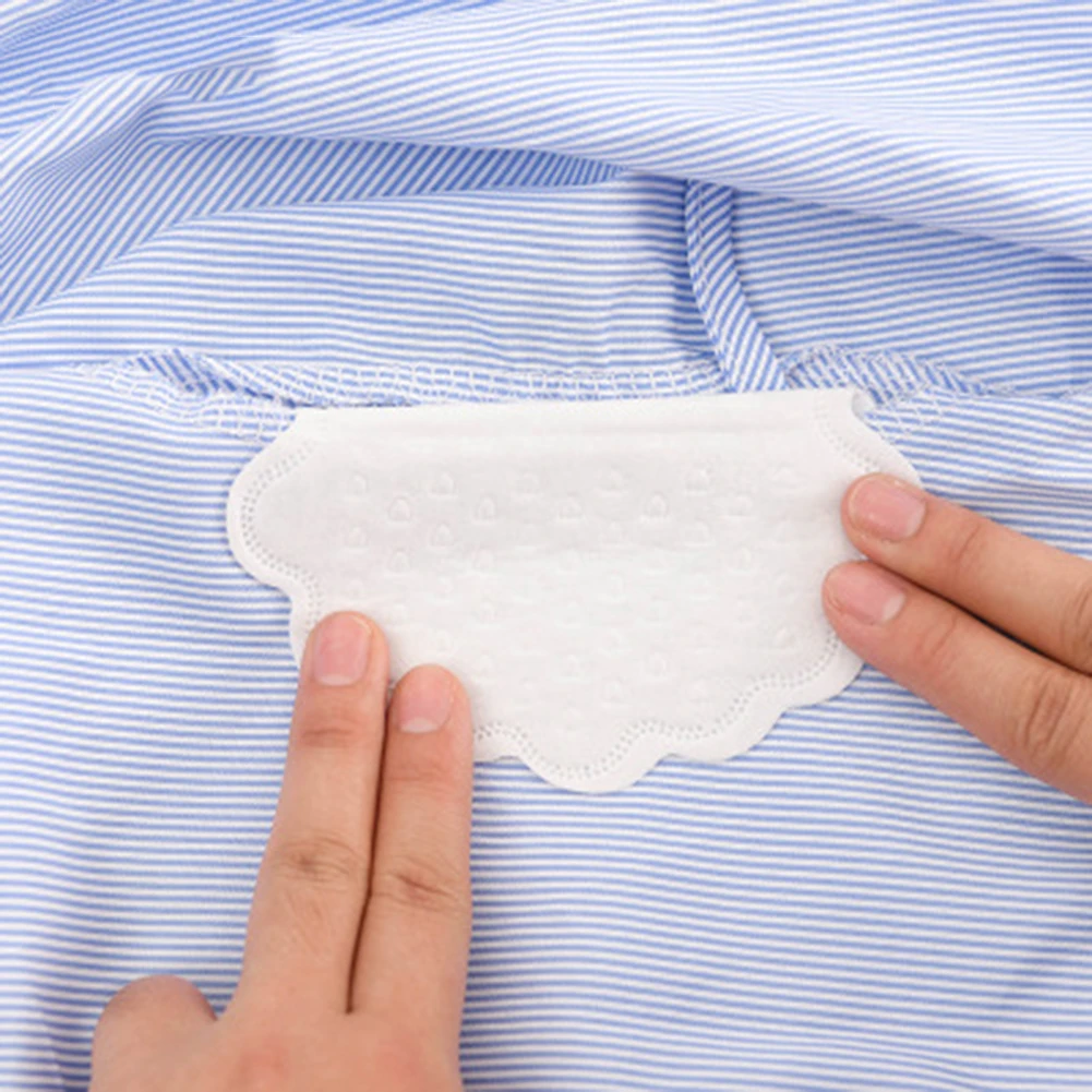 

20 Pcs White Disposable Underarm Sweat Pads Armpit Lining Guard Pads Perspiration Absorbing Deodorant Armpit Mats