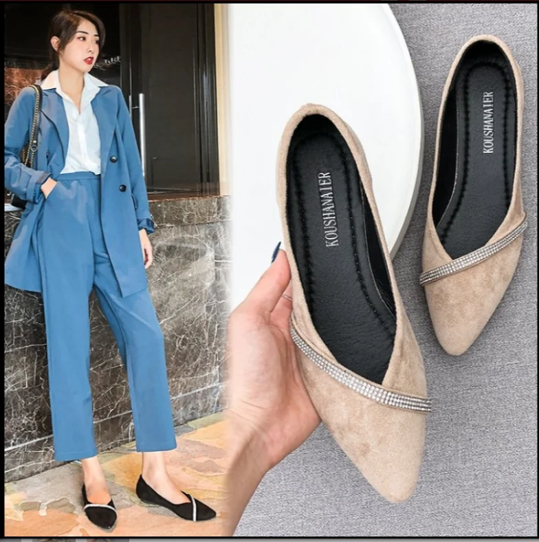 Женская обувь Doudou новая Корейская версия интернет-обуви осень 2019 | Обувь