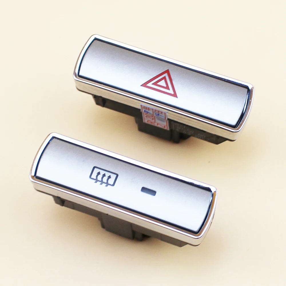 Автомобильный Стайлинг аварийная мигалка предупредительная Кнопка отпотевания