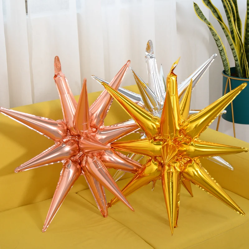 Воздушные шары со звездочками фольгированные 28 дюймов для украшения бара