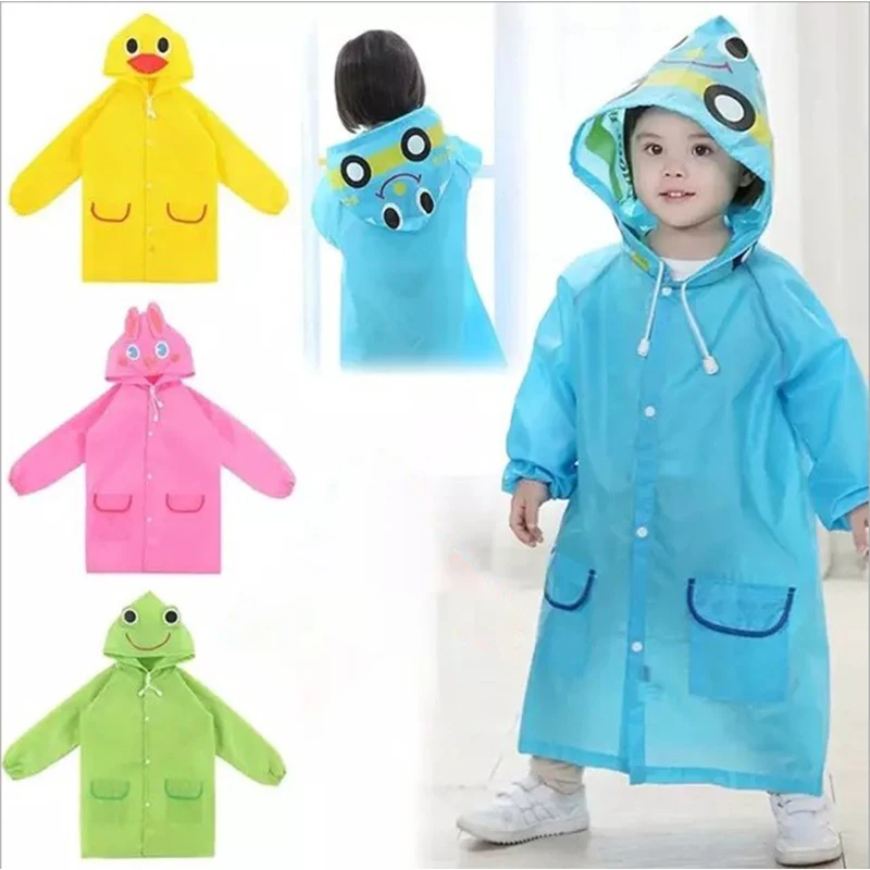 

Children Funny Baby Raincoat Cartoon Kids Rainwear Waterproof Hot New Cute Korean Children's Rain Gear Poncho Festival