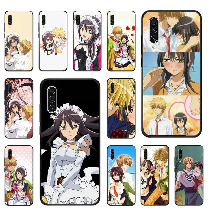 

Maid Sama Amine love Phone Case For Samsung galaxy S note 7 8 9 10 20 fe edge A 6 10 20 30 50 51 70 lite plus Funda Cover