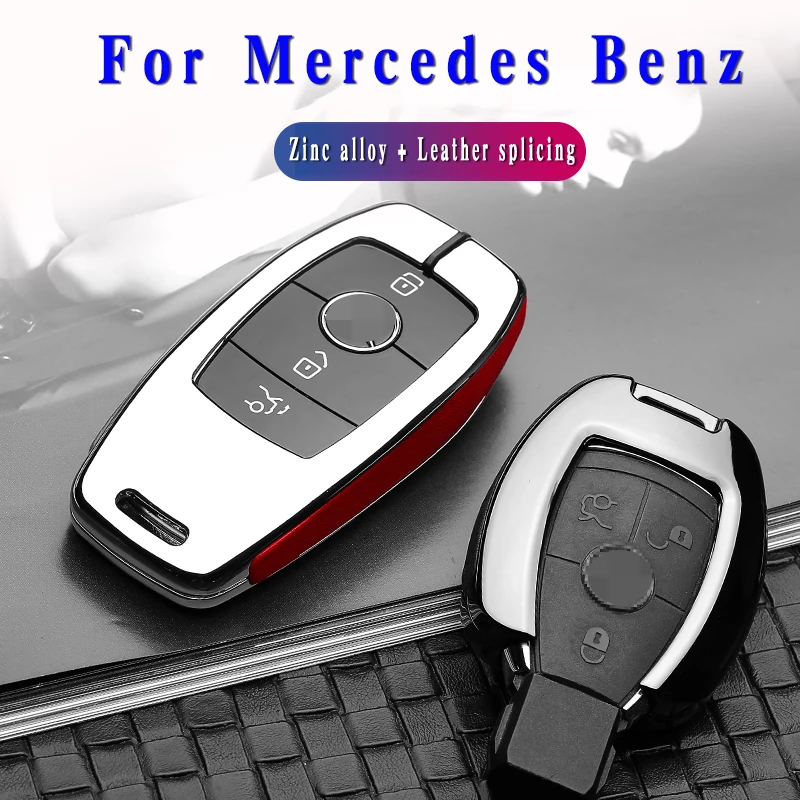 

Высококачественный чехол для автомобильного ключа из оцинкованного сплава для Mercedes benz A B R G Class GLK GLA E200 E200L W176 2 3 кнопки