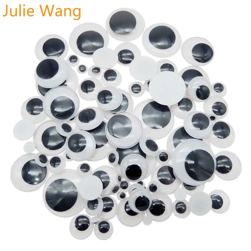 ПВХ Самоклеящиеся кукольные глаза Julie Wang 90 шт. аксессуары для изготовления
