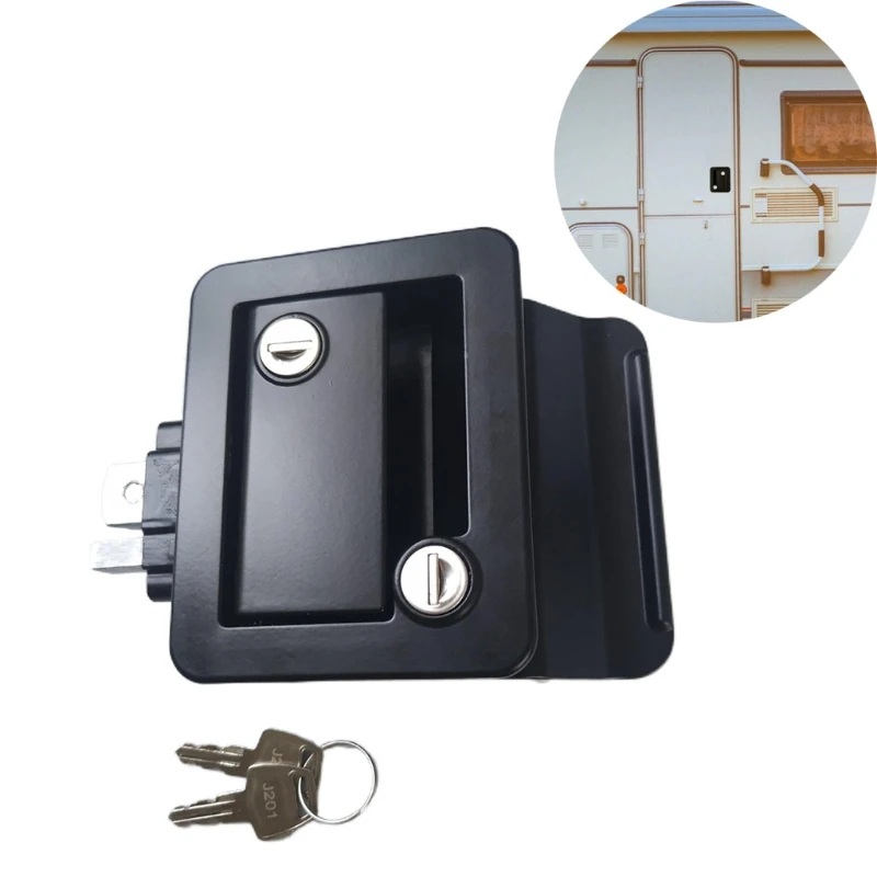 

Универсальный металлический замок на входную дверь для автофургона, трейлера, блокировка панели безопасности, защелка, ручка, заглушка