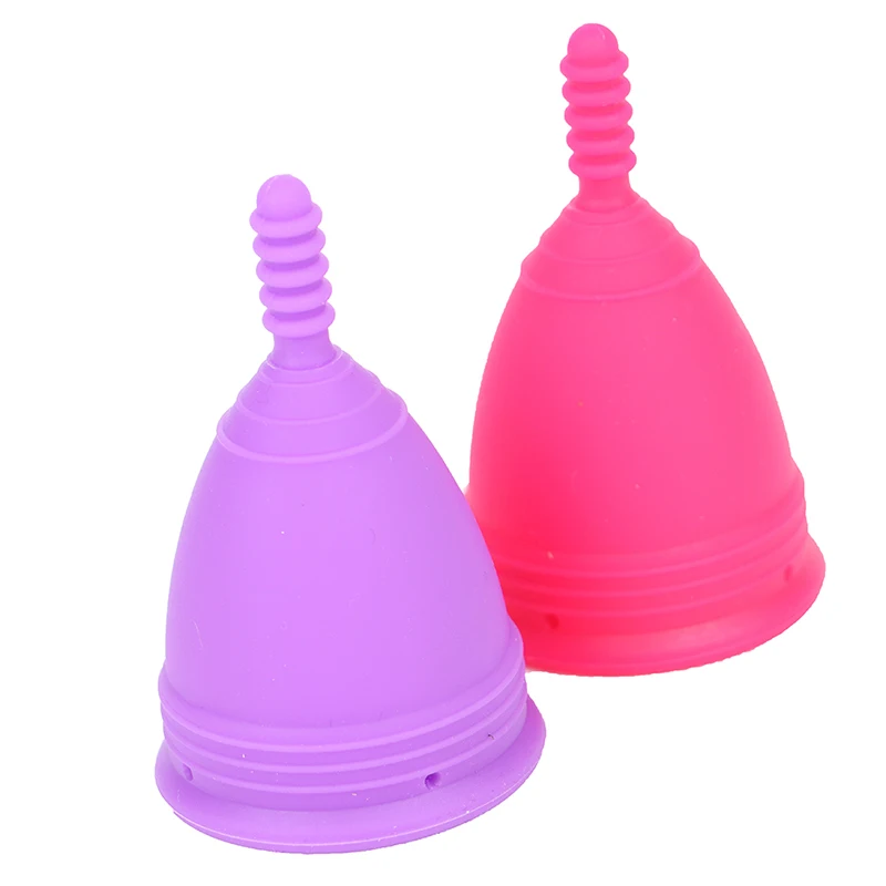 

1PC Colorful Women Cup Medical Grade Silicone Menstrual Cup Feminine Hygiene menstrual Lady Cup Health Care Period Cup