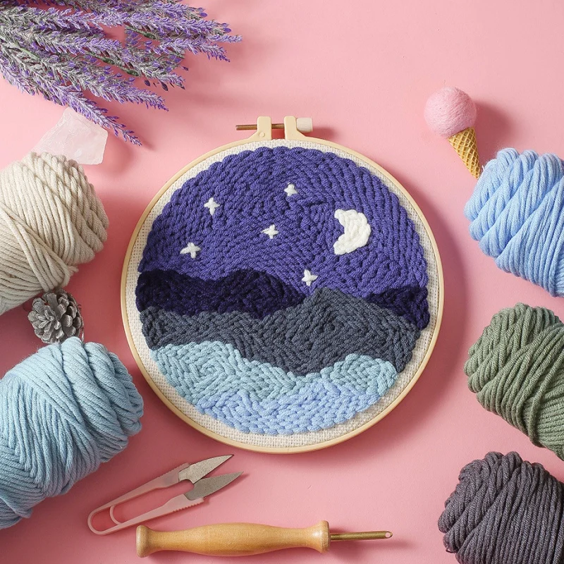 Сделай Сам вязаная ткань ручная вышивка декомпрессия игрушка пробоотборник