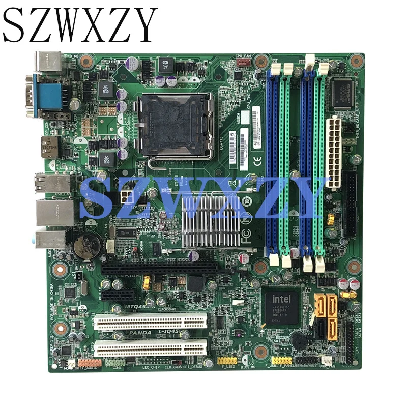 SZWXZY для Lenovo M8000T M8200 рабочего Материнская плата L-IQ45 MTQ45MK двойной PCI Q45 FRU: 89Y9303 |