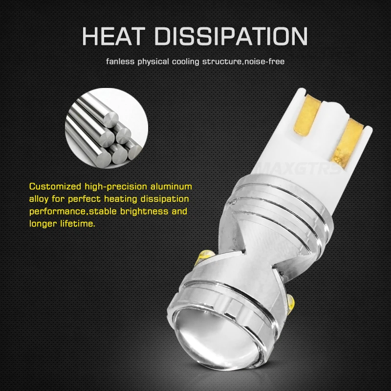 2x Высокая мощность T10 W5W 15 Вт 194 168 Cree чип XP-E Белый светодиодный фонарь DRL резервный обратный клина Карта Купол внешний светильник