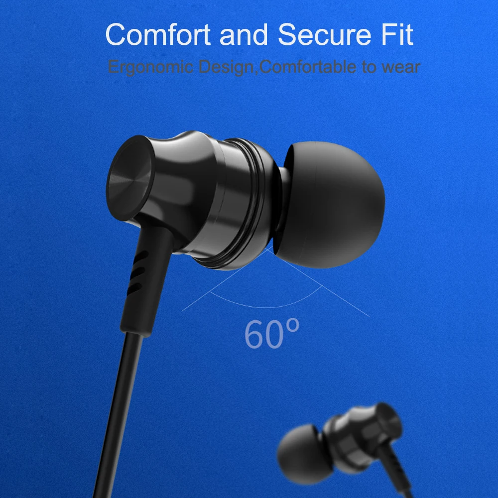 100 шт Проводные металлические наушники игровая гарнитура в ухо тяжелый бас