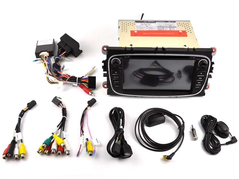 AVGOTOP 2 + 16 ГБ/4 64 ГБ Android 9 Bluetooth GPS Автомобильный плеер мультимедиа для FORD Mondeo/Focus/S