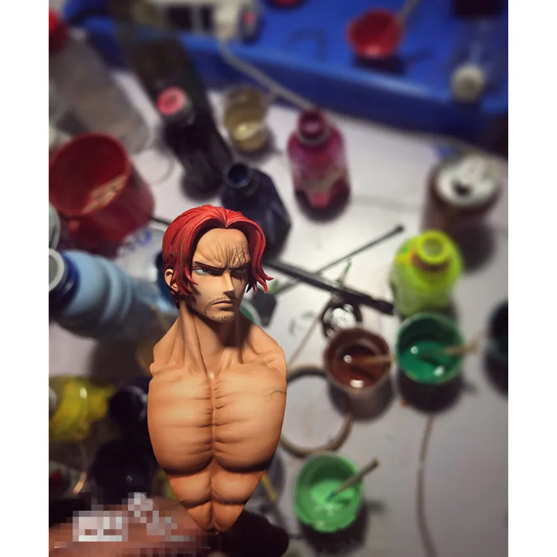 

1/7 41cm Anime ONE PIECE Shanks Four Emperors Red Hair Pirates New World GK Statue Box Action Figure Collectible Model Toy O38