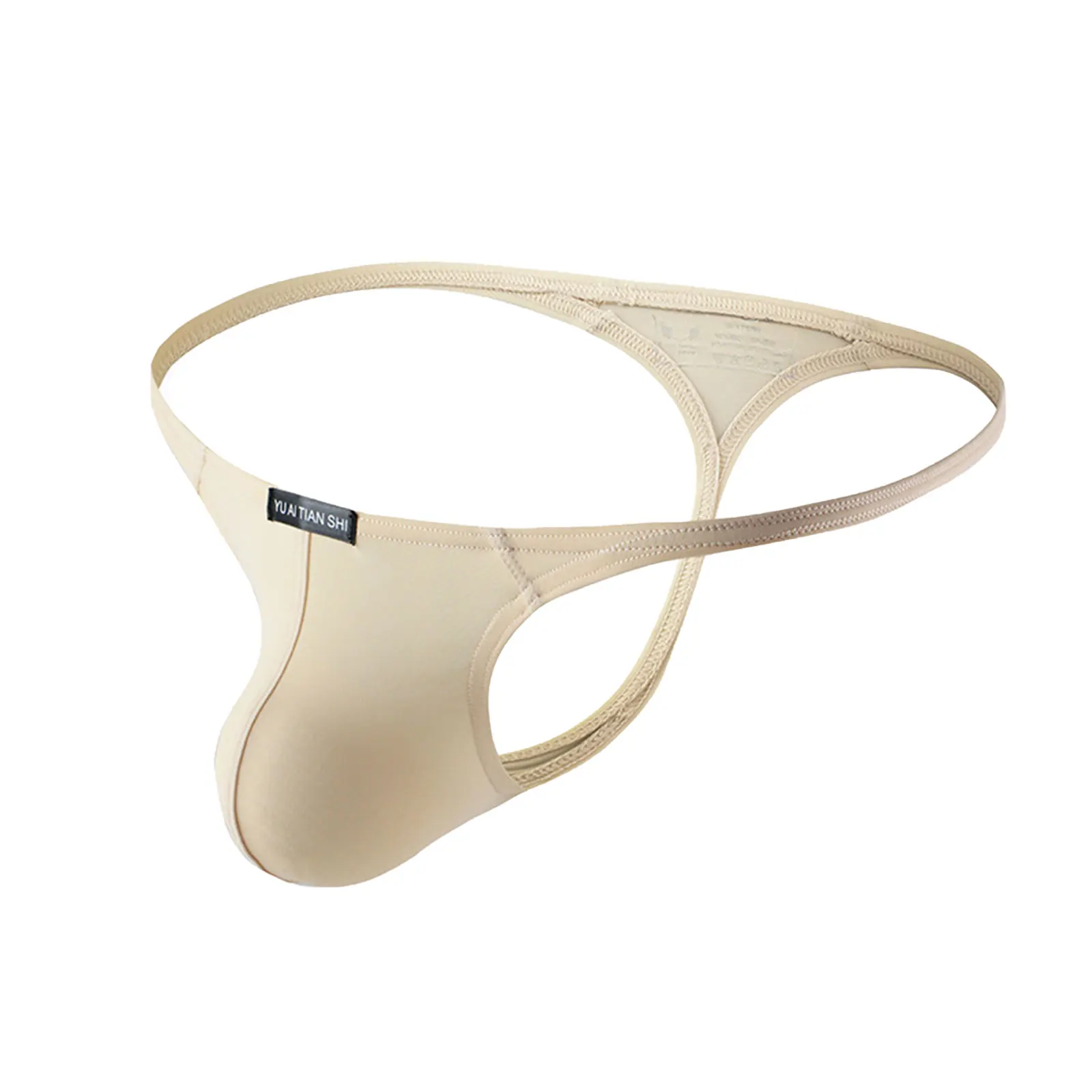 

Men G-String Thongs, Sexy Low Rise T-Back Briefs Lightweight Bulge Pouch Underwear