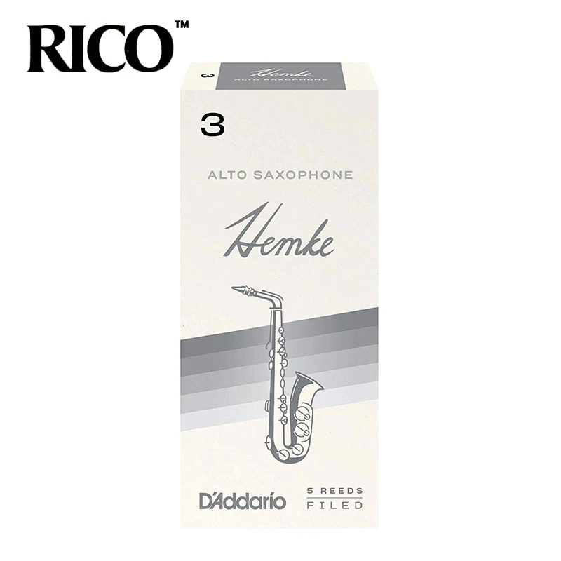 RICO Hemke трости для альт-саксофона/Саксофон альт EB сила тростника 2,5#, 3# коробка из 5 [ ]