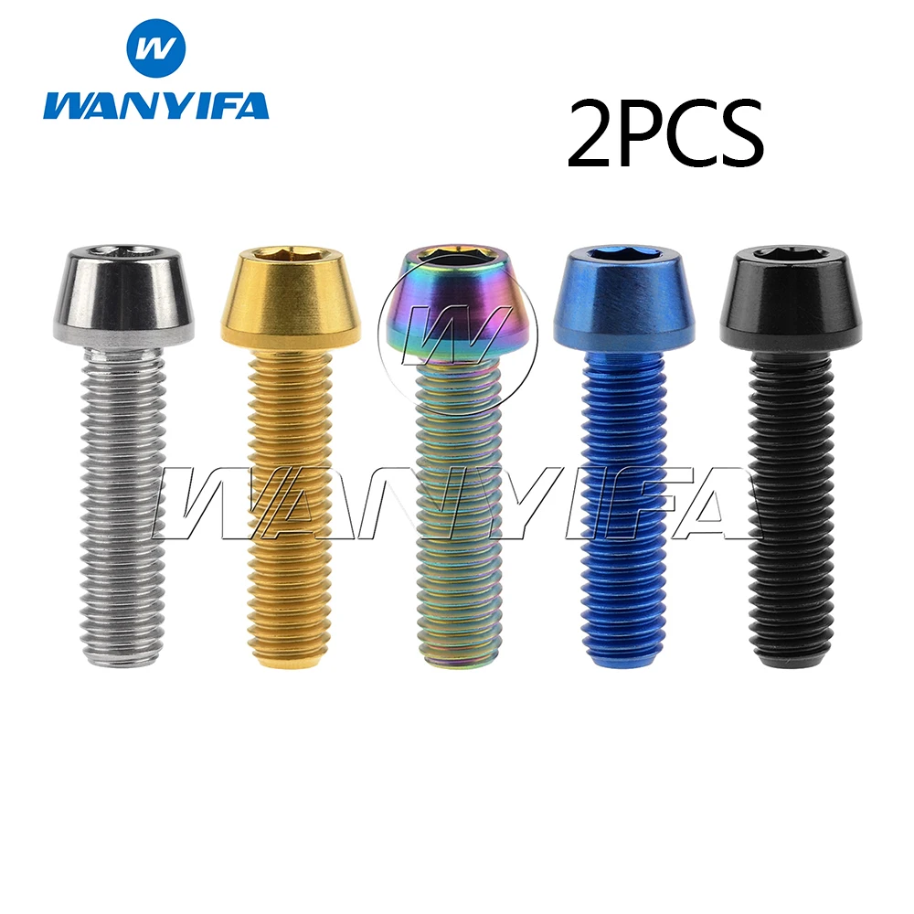 Титановый &quotWanyifa&quot Ti Болт M8x30mm винт с внутренней шестигранной головкой катания