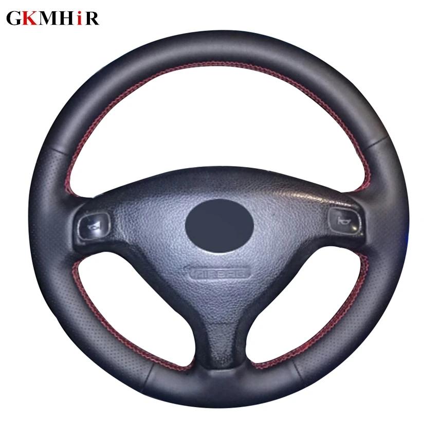 

GKMHiR DIY Black Artificial Leather Car Steering Wheel Cover for Opel Astra G 1998-2007 Zafira A 1999-2005 Chevrolet Sail 2003