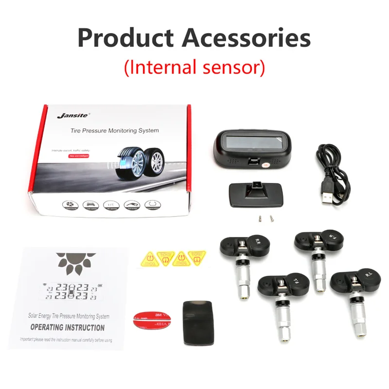 2021 TPMS USB солнечная зарядка бар Psi C Дисплей давление в шинах сигнализация