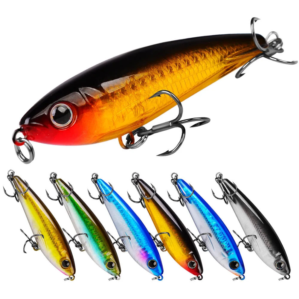 

Surface Pencil Fish Lure 85Mm 11.5G Walk The Dog Artificial Hard Bait Plastic Walker Bass Trout Fishing Tackle New Arrivals Lure