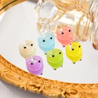 cute froggy resin rings y2k new green yellow purple white personality fashion design wholesale opening adjustable ring jewelry