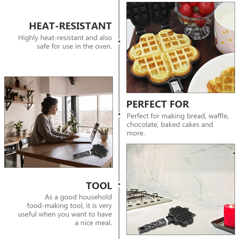 

Nonstick Waffle Baking Mold Hand-made Baking Tray Kitchen Bakeware Accessories