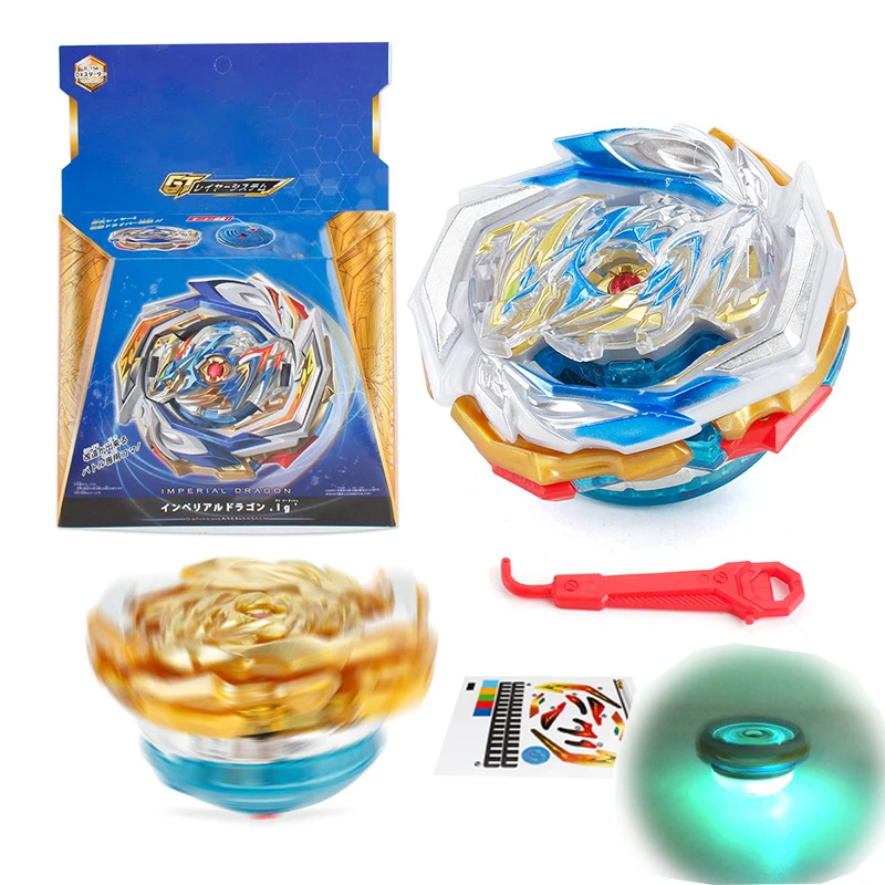 

Toupie Beyblades Burst LED Light Metal Fusion Electric 2 Top Cover Gyroscope Toys B154 with Two-way Launcher Toys for Children