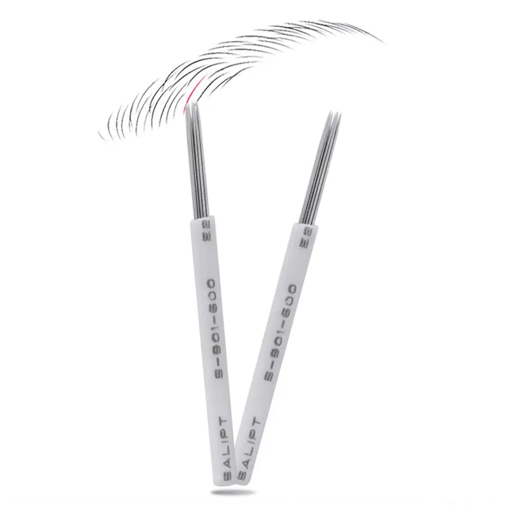 Tattoo Round Needles for Manual Pen Semi Permanent Makeup Fog Needle Microblading Eyebrow | Красота и здоровье