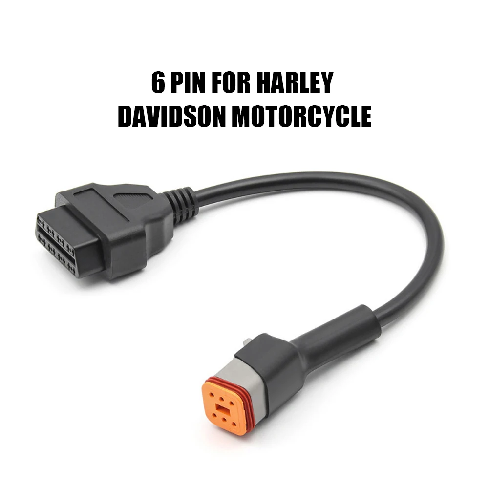 Адаптер для диагностического сканера 6 контактов на OBD2 Мотоциклов Harley Davidson |