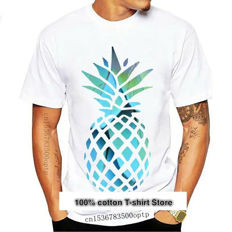 

Camiseta de algodón con estampado de flamenco y piña para mujer, S-3Xl, regalo de cumpleaños