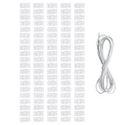 Набор светильников, 6 в, 2 Вт, легкая установка, набор жестяных ламп, светодиодных лент для телевизора, набор инструментов для ремонта, универсальные лампы, бусины с обратным клеем