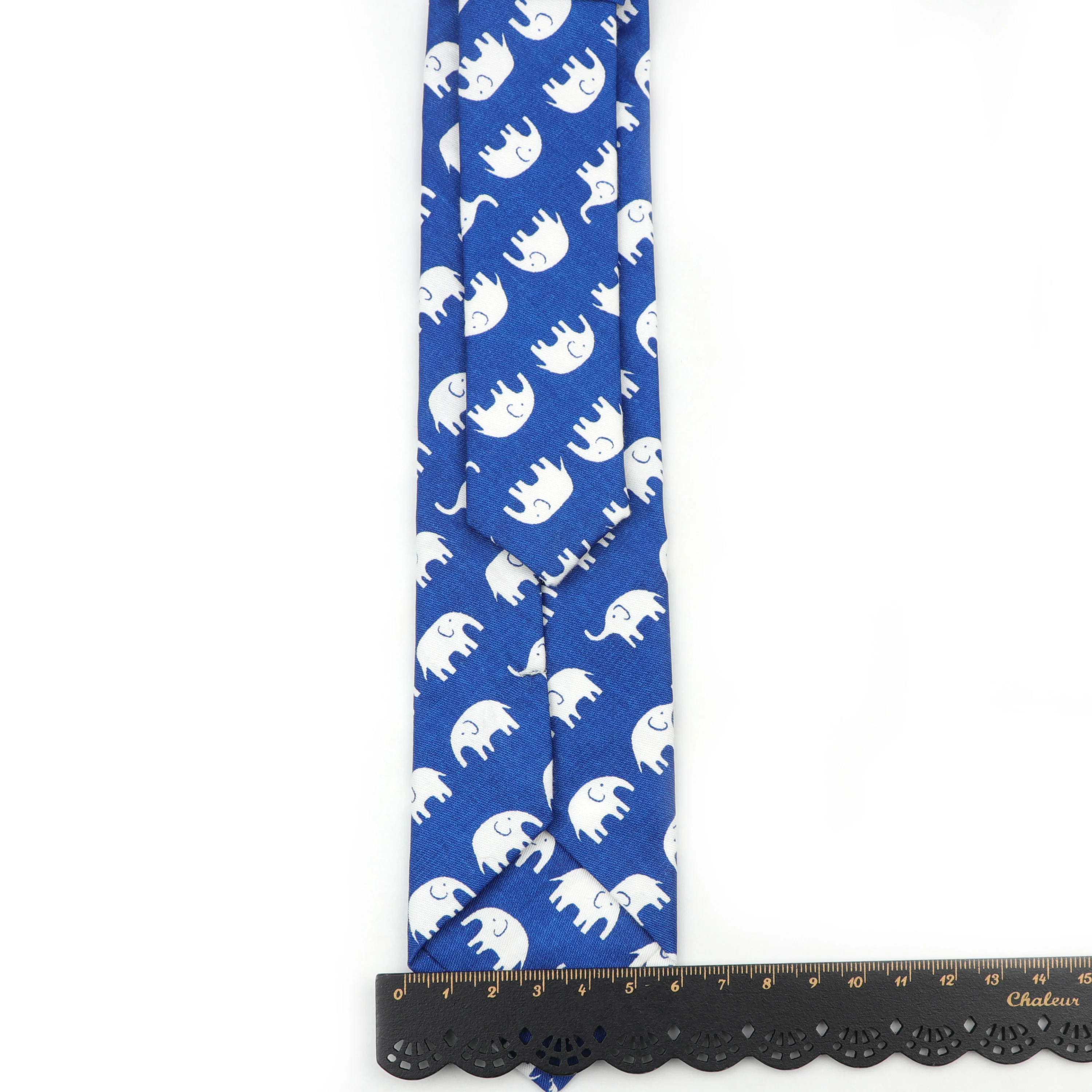 Повседневный мужской галстук с цветочным рисунком животного из мультфильма для