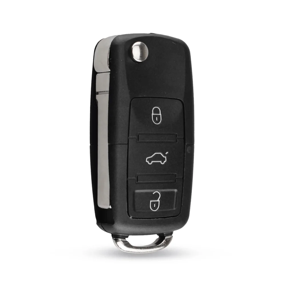 KEYYOU Uncut/Cut Blade 3 BT флип чехол для VOLKSWAGEN VW polo passat b5 Tiguan Golf сиденья|Ключ от авто| |