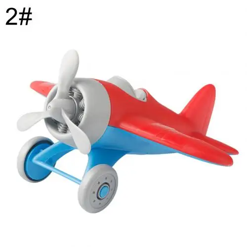 Red Slide Plane 3D горка морской самолет плавающая модель воды играть для детской ванны, плавание в бассейне Игрушки Подарки Модель аэроплана самолет для детей день рождения - Цвет: Red Slide Plane