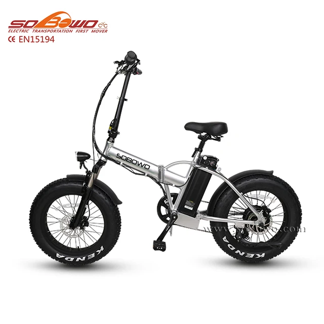 Sobowo SF1 20*4,0 дюймов fat tire алюминиевый сплав складной электрический велосипед
