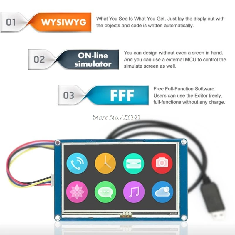 Для 3 5 &quotNextion HMI Smart USART UART последовательный сенсорный ЖК модуль TFT панель дисплея