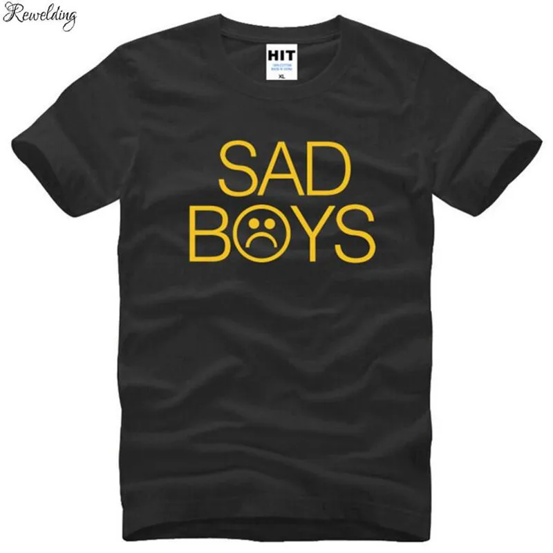 

Рок Рэп YUNG Sad Boys футболка Для мужчин в стиле «хип-хоп» короткий рукав с круглым вырезом хлопок Человек футболка классная футболка Homme Camisa ...