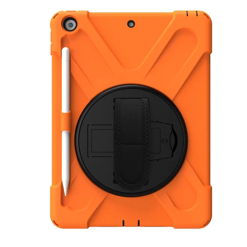

Чехол для iPad 8, 10,2, чехол для iPad 2020/2019 7-го 8-го поколения, чехол для планшета с держателем для карандашей, портативный поворотный ремешок на пле...