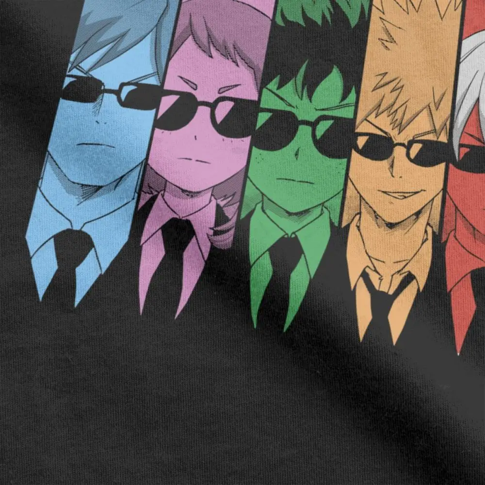 Мужские мой герой Футболка аниме резервуар футболка с именами героев игры