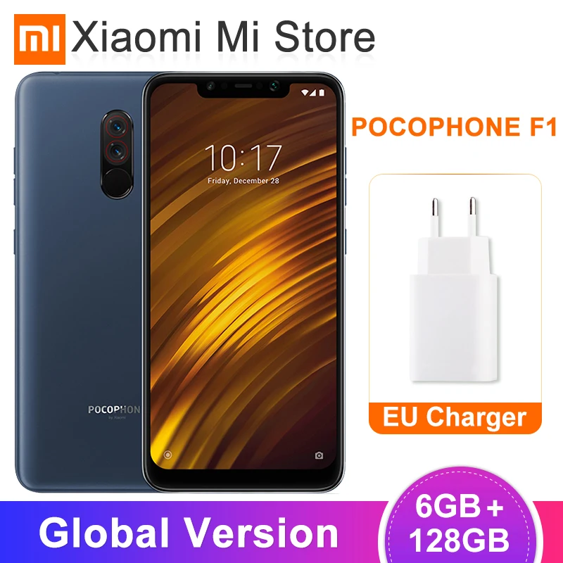 Xiaomi POCOPHONE F1 смартфон с 5 5-дюймовым дисплеем ОЗУ 6 ГБ ПЗУ 128 845 МП 4000 мАч | Мобильные