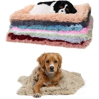 dog mat bed soft long plush blanket cat bed winter keep warn pad kennel sofa cushion for small medium large pets accessories