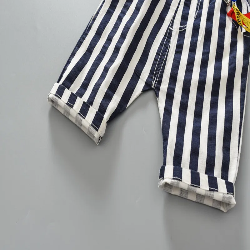 Летняя одежда с короткими рукавами для маленьких мальчиков хлопковый комплект