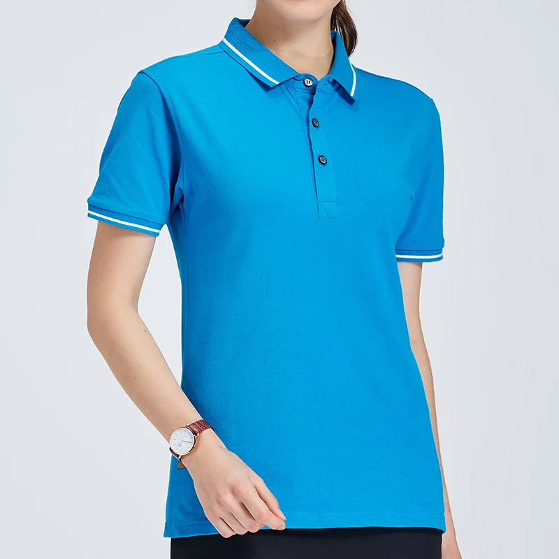 Высокое качество летние рубашки поло с коротким рукавом одноцветные