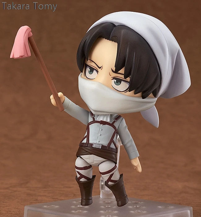 Levi Cleaning Ver Attack On Titan PVC Action Figure Model Collection Toy | Figures