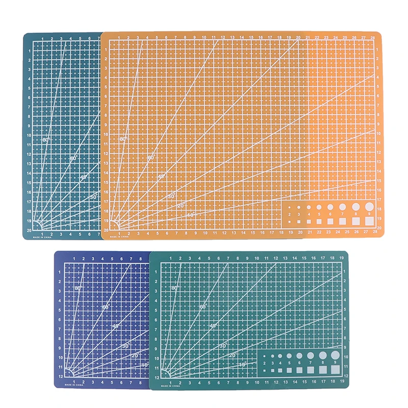 

22x30cm Grid Lines Board A4 Double Sided Cutting Mat Durable Pad Patchwork Tool Handmade Plate Dark School Supplies
